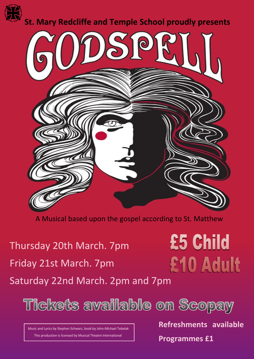 SMRT Godspell production poster 